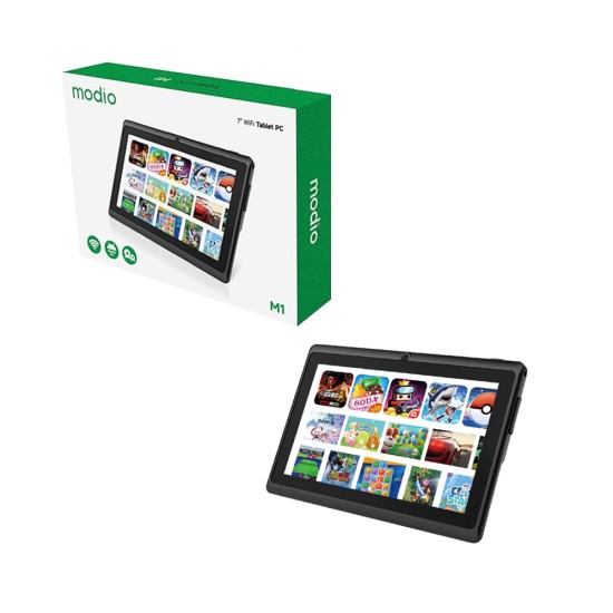 Tablet Kids Modio M1 Android 1GB/8GB 7" Wifi Preto